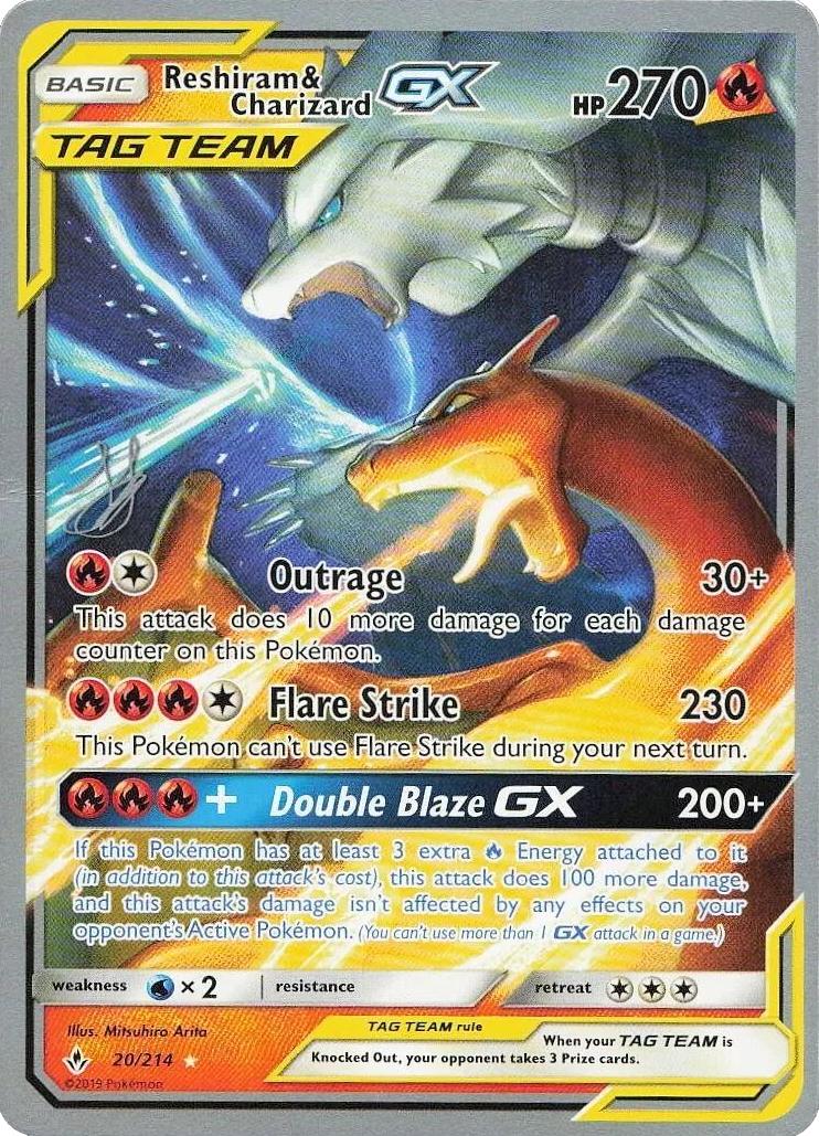 Reshiram & Charizard GX
